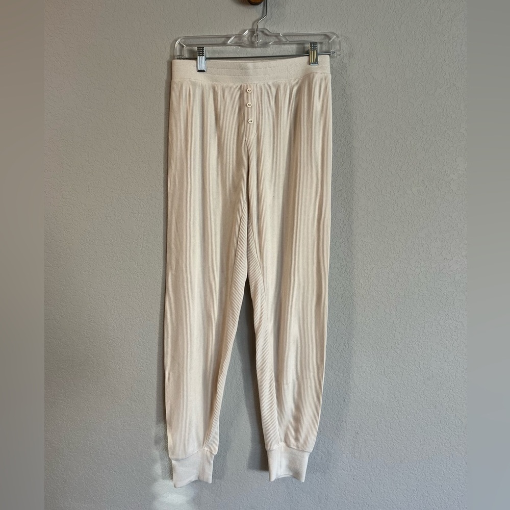 Pj Salvage. S. Cream lounge joggers.